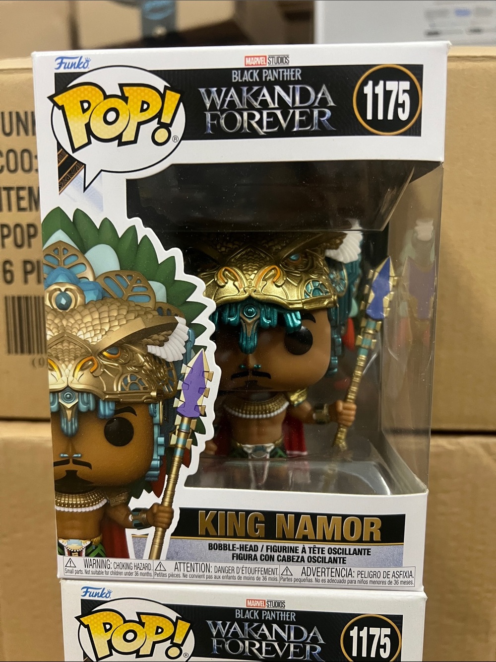 Funko Pop! King Namor Figure - Gold, Teal & Purple Accents